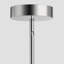 Luminaire suspendu sphère 1 lumière moderne en nickel brossé avec abat-jour en verre transparent pour les espaces de cuisine, de salle à manger ou de vestibule-106539076