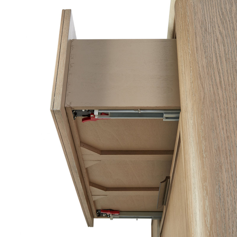 Commode en placage de chêne