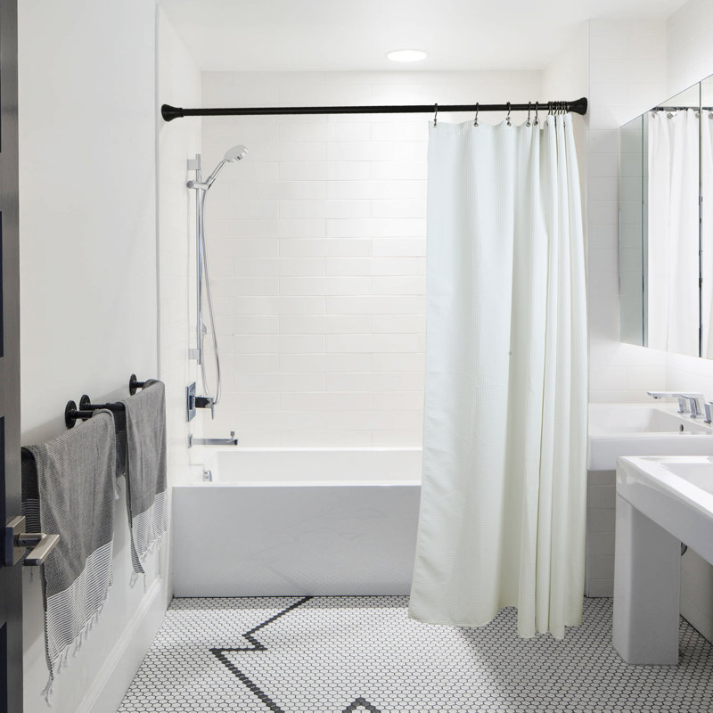 Crochets de rideau de douche Deco, Bronze