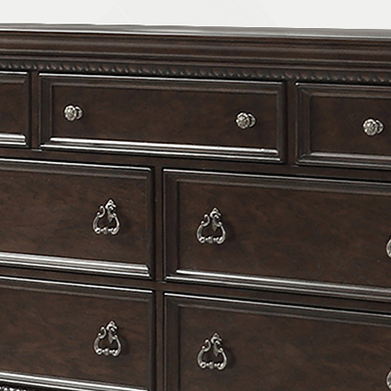 Commode 7 tiroirs en acajou