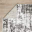 Tapis abstrait en polypropylène gris Siante-1660189737