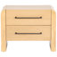 Katrina Wood 2 Drawer Nightstand-1265692341