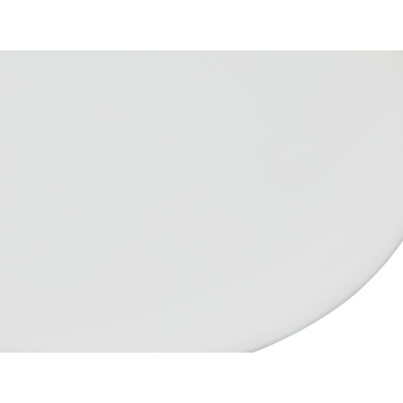 Discus Ceiling Lamp, Polished Nickel, Matte White