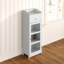 Solid Wood Freestanding Linen Cabinet