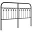Vidaxl Metal Replace Headboard Black 180 Cm-101181635-101181636