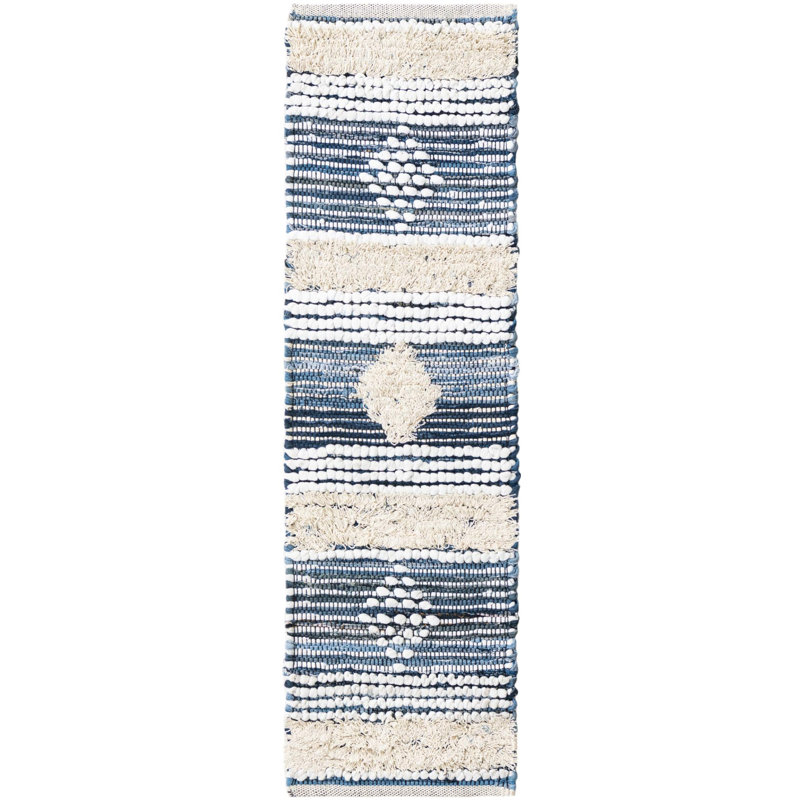 Tapis de table en coton Khyra, Tapis de couloir 1 pi 2 po x 5 pi 1 po