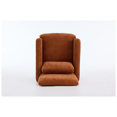 HDA Modern 28" W x 25" D x 20" H Upholstered Chenille Fabric Accent Armchair