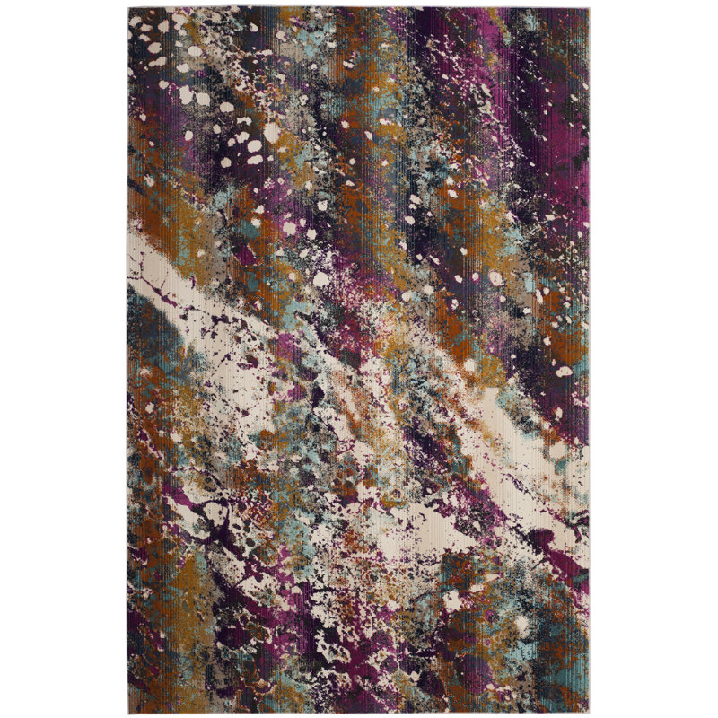 Tapis Damon Performance Abstract, Rectangle 9 pi x 12 pi