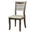 Ensemble de 2 chaises d'appoint en similicuir Kyrell
