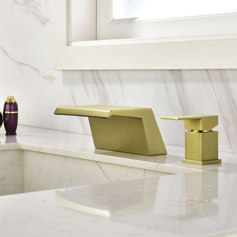 Single-handle Bathroom Faucet, Brushed Gold