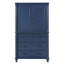 Garde-manger autoportant avec 6 tablettes de porte, 2 tablettes réglables et 5 tiroirs-1143170125