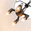 Luminaire suspendu fuselé en lin 4 lumières Nyjel-151244207-159815822-159815820