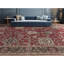 Tapis rouille et aubergine de haute qualité noué à la main