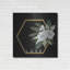 «Geometric Hexagon Mute Floral» par Cindy Jacobs, art mural en métal-1738784688