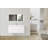 Bianey 46.9 " W Wall Mounted Wall Mounted 1 Single Vanity Bathroom Vanity With Resin Top-461626933
