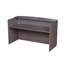 Bureau de réception Jery, panneau de modestie 71 po, gris fumée Driftwood-118318934-118318936