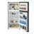 Moffat 18 Cu.ft. Top Freezer Refrigerator Black - Mte18htkbb-119727126