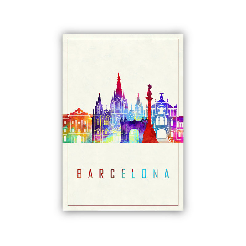 " Barcelona ", 14" H x 11" W