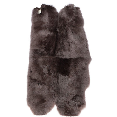 Quad Australian Sheepskin Rug Mink