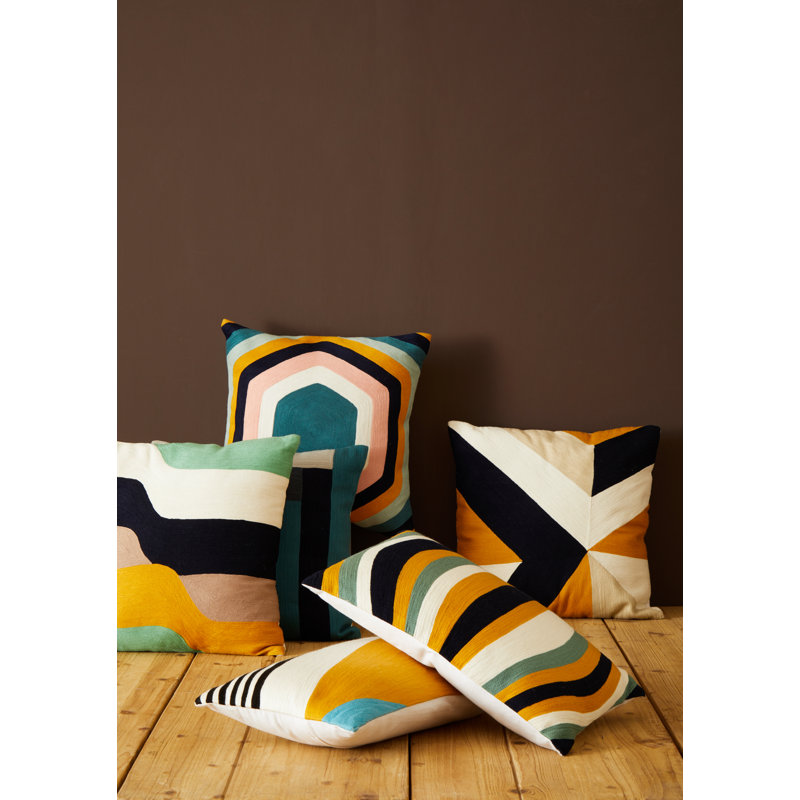 Lance Geometric Square Throw Cushion