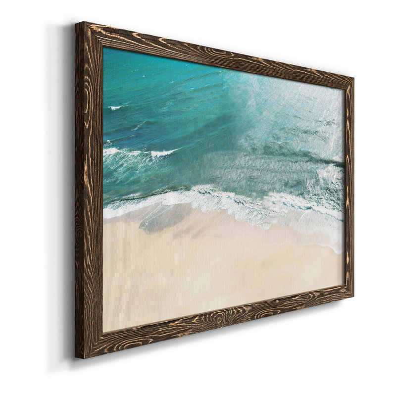 Maui Tides - Impression sur toile, Noyer, H 20 po x l 17 po x P 1,5 po