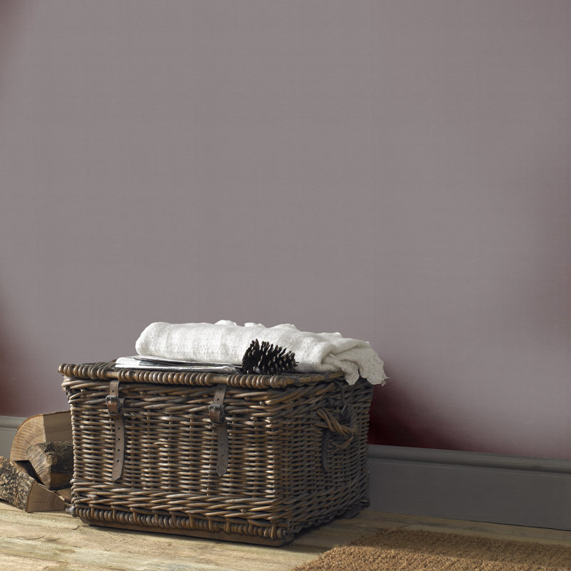 10m x 52cm Matte Wallpaper Roll, Dark grey