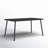 Saho Rectangular Metal Outdoor Dining Table , 62.99'' in. W 35.43'' in. D