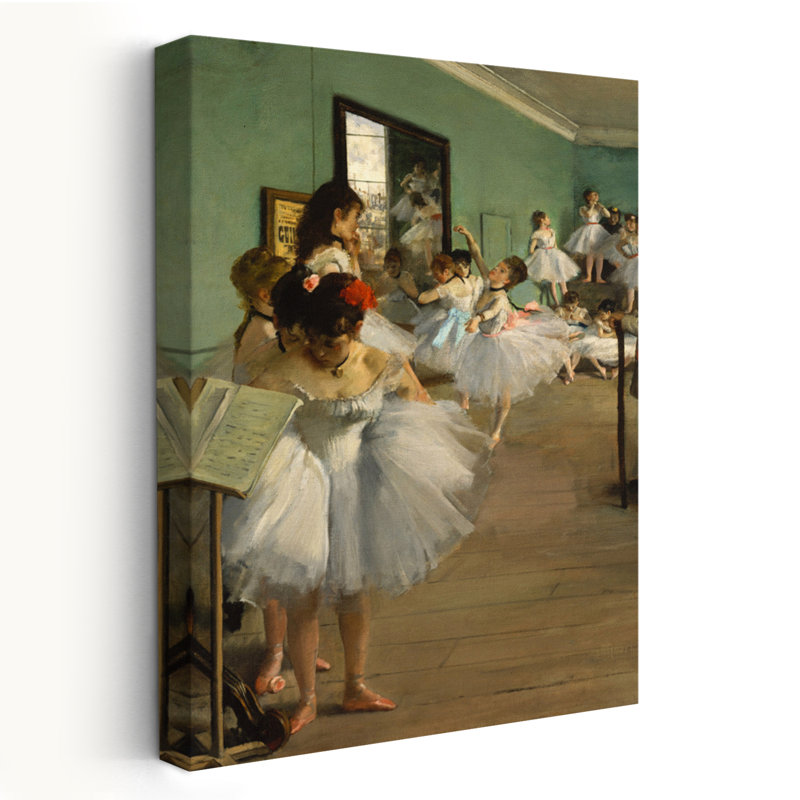 The Dance Class - musée, danse figurative, réalisme post-impressionnisme, néoclassicisme, art, H 48 po x l 32 po