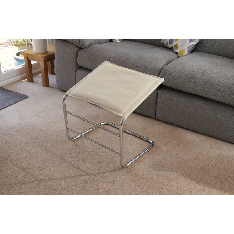Aryas Wide Cover Footrest, Beige
