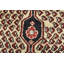 Tapis bleu unique de 3 pi 6 po x 12 pi 8 po