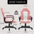 Ergonomic Gaming Chair With Paded Armrest Adjustable Tilt Tension & Tilt Lock-583716822