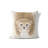 Lil Lying Leopard Ivory Pillow-107792297