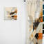 «Glenover» Twilight Dream - Collages abstraits noirs - Rideau moderne - Velours obscurcissant - 1 panneau-793400283