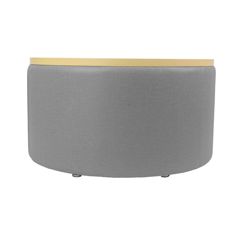 Repose-pieds rond 30 po Pro Series, Gris clair/beige