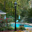 Lampadaire solaire Imperial avec ampoule 3 po