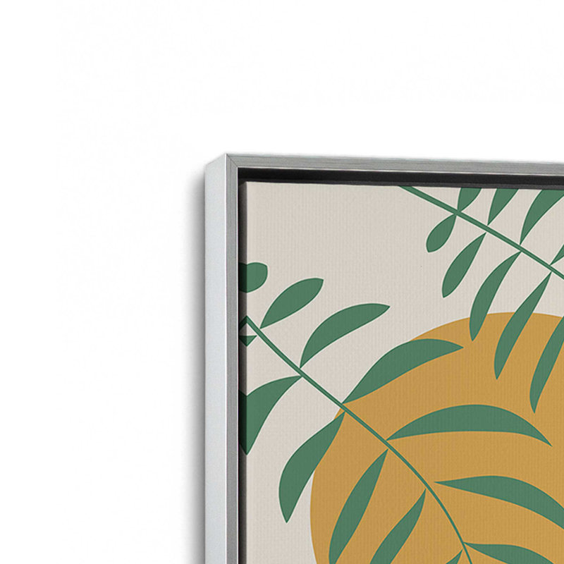 Impression sur toile dans un cadre, Chrome poli, H 18,75 po x l 12,75 po