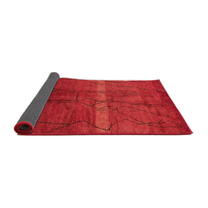 Abstract Indoor Rug, Round 6'