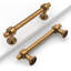 Paquet de 10 boutons d'armoire - Quincaillerie d'armoire de cuisine robuste en métal solide pour tiroirs, commodes, armoires - Antirouille et facile à installer-113575441-130024265