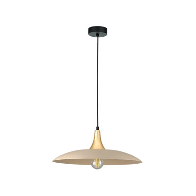 1 - Light Matte Black Dome Pendant