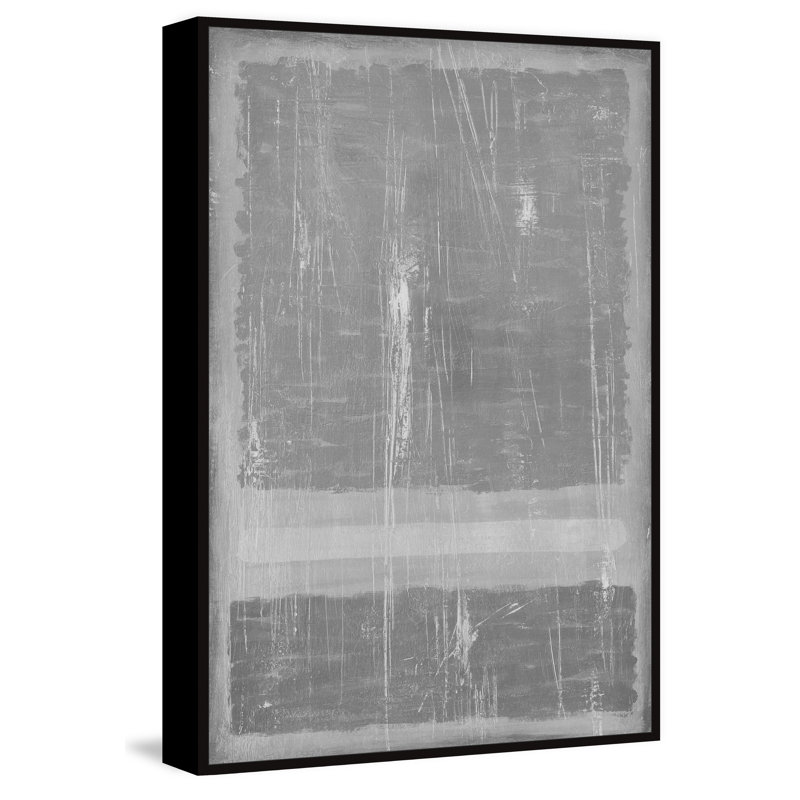 «Splitting Up», peinture sur toile, Toile avec cadre noir, H 18 po x l 12 po
