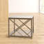 Almaguer Glass Top End Table-27809682