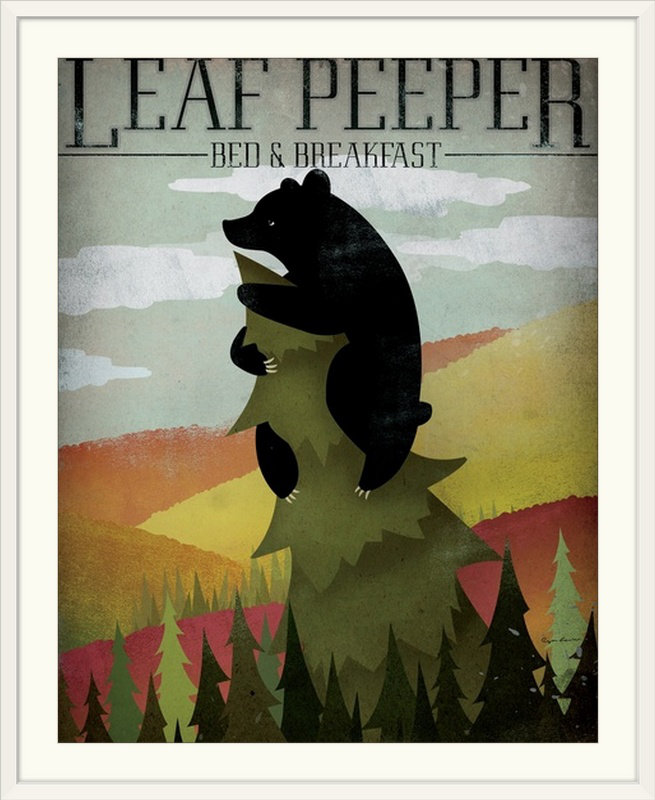« leaf peeper » par ryan fowler, impression, H 48 po x l 38 po x P 1,5 po, Toile