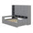 Wooden Daybed With Three Drawers, And All-In-One Cabinet, Desk And Shelves-114072547