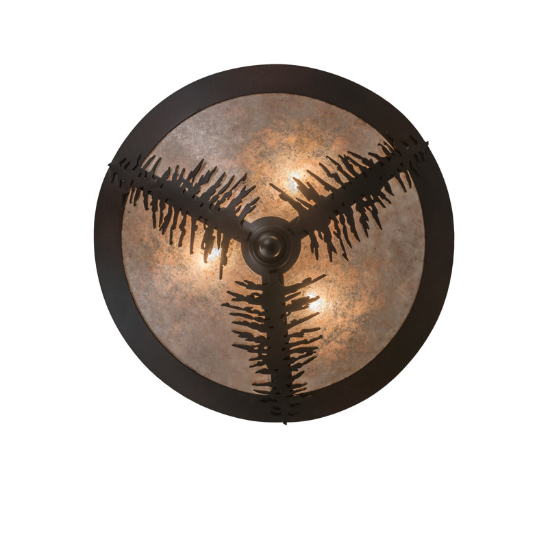 Spruce Tree 3 - Light Semi Flush Mount