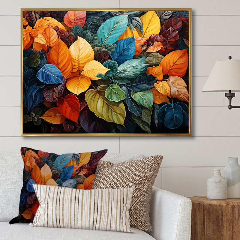 «Urban Oasis I», impression sur toile, H 24 po x l 32 po x P 1 po, Cadre flottant doré