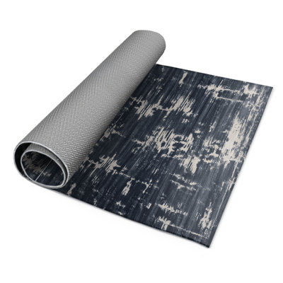 Tapis gris abstrait intérieur et extérieur