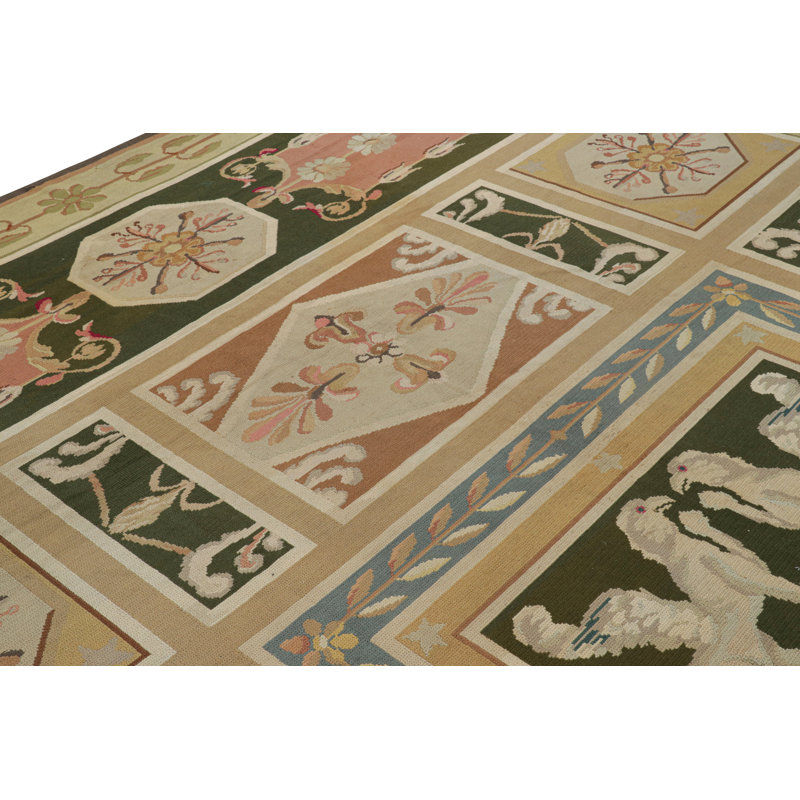 One-of-a-Kind Rectangle 11’7”x17’ Hand Knotted Area Rug