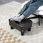 40cm Wide Solid Colour Footstool Ottoman