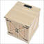 Table de bout Farmhouse, table basse rectangulaire en bois de rotin tissé PE, style bohème moderne de 24 pouces avec rangement, idéale pour les petits espaces et les décors