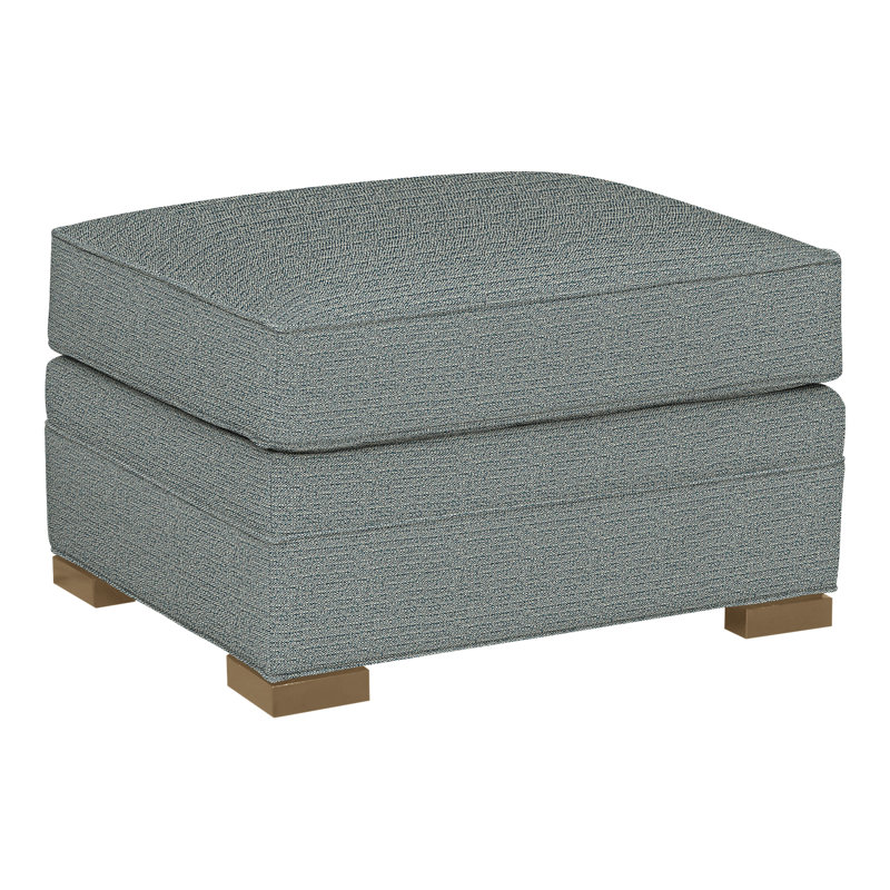 Davidson 28" Ottoman, Hampton, Tuck Cobalt